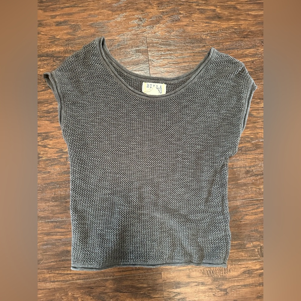 Billabong Charcoal Knit Top